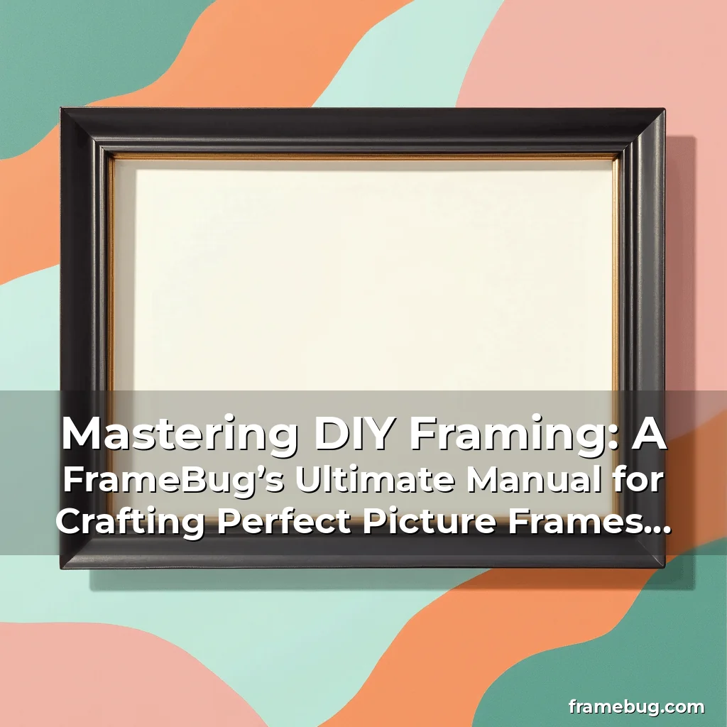 Read more about the article Mastering DIY Framing: A FrameBug’s Ultimate Manual for Crafting Perfect Picture Frames at Home