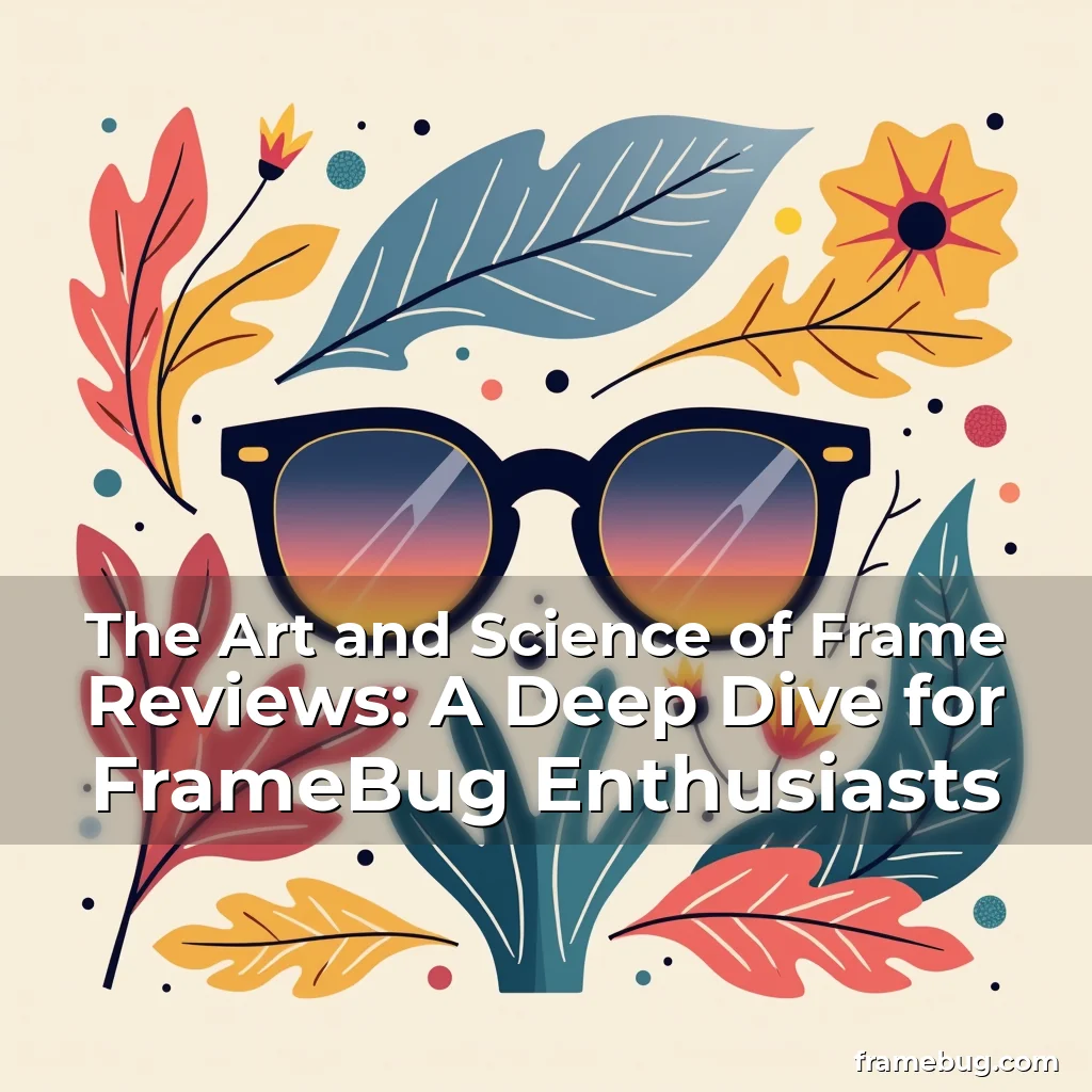 Read more about the article The Art and Science of Frame Reviews: A Deep Dive for FrameBug Enthusiasts