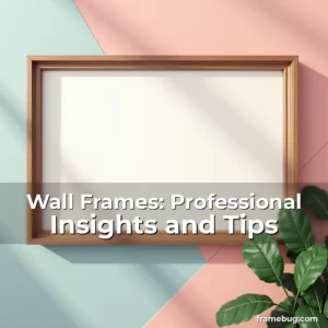 Read more about the article Wall Frames: Professional Insights and Tips