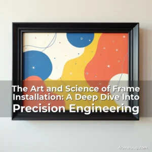Artistic representation for The Art and Science of Frame Installation: A Deep Dive Into Precision Engineering