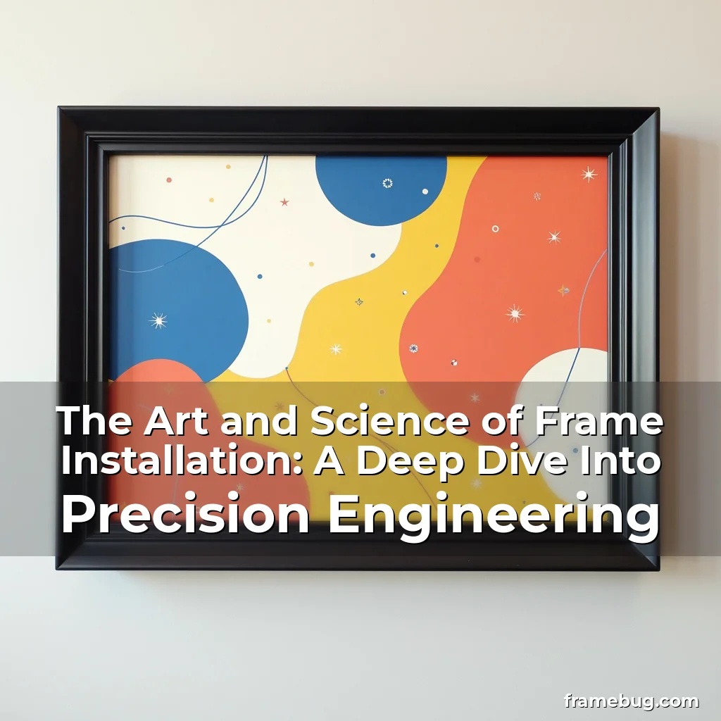 Read more about the article The Art and Science of Frame Installation: A Deep Dive Into Precision Engineering